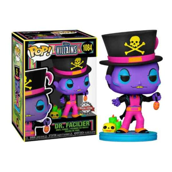 Funko Pop DISNEY VILLAIN - POP N&deg; 1084 - Dr. Facilier Blacklight SPECIAL EDITION
