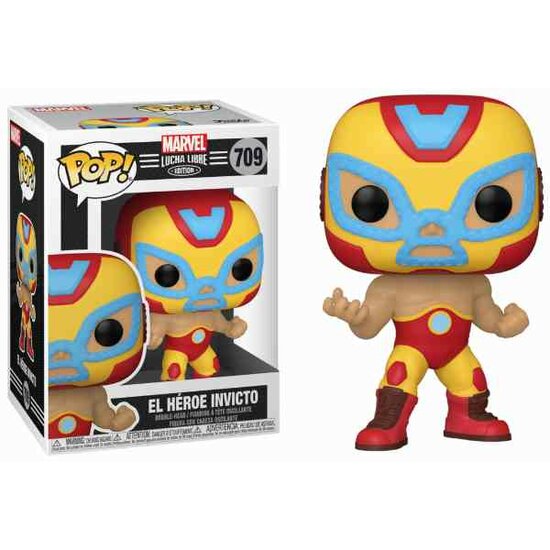 Funko P&ouml;p MARVEL - Bobble Head POP N&deg; 709 - Lucha Libre Iron Man