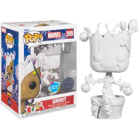 Funko MARVEL - POP N&deg; 399 - Holiday - Groot DIY