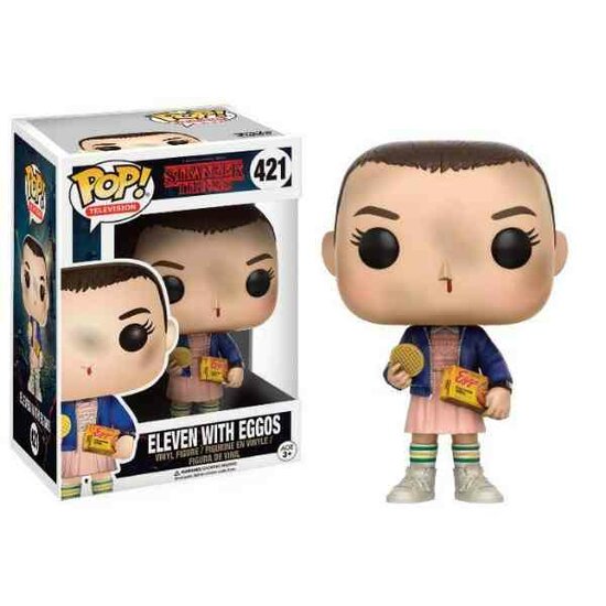 Funko STRANGER THINGS - Bobble Head POP N&deg; 421 - Eleven with Eggos
