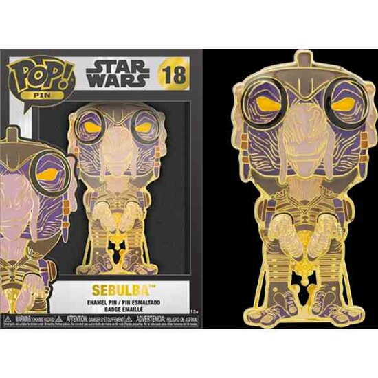 Funko STAR WARS - Pop Large Enamel Pin N&deg; 18 - Sebulba