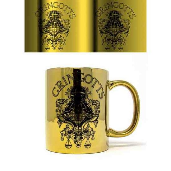 HARRY POTTER - Mettalic Mug 315 ml - Gringotts