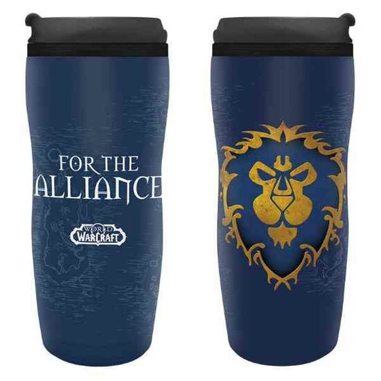 ABYstyle Blizzard World of Warcraft Travel Mug / Tumbler 355ml - Alliance