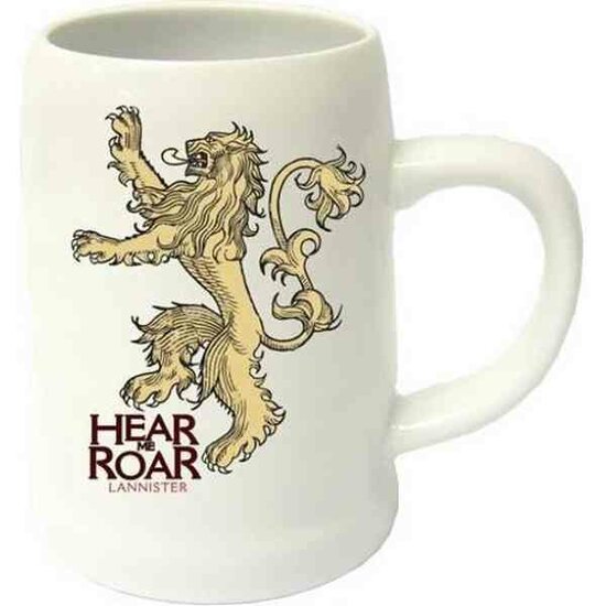 GAME OF THRONES - Bierglas - Hear Me Roar Lannister Ceramic