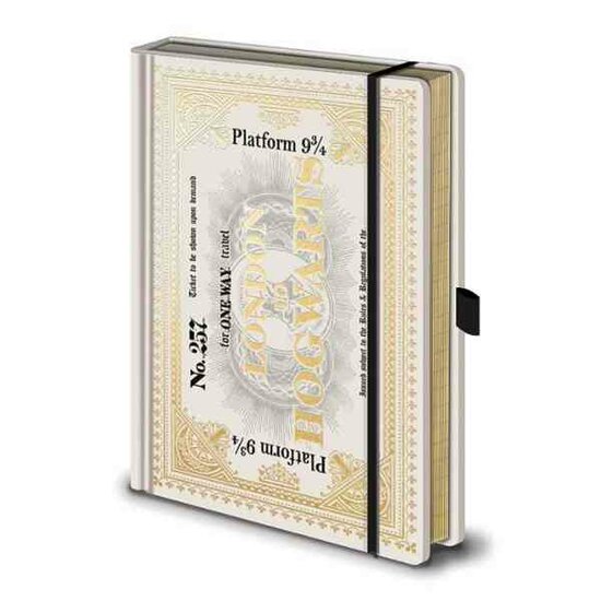 HARRY POTTER - Notebook A5 Premium - Hogwarts Express Ticket