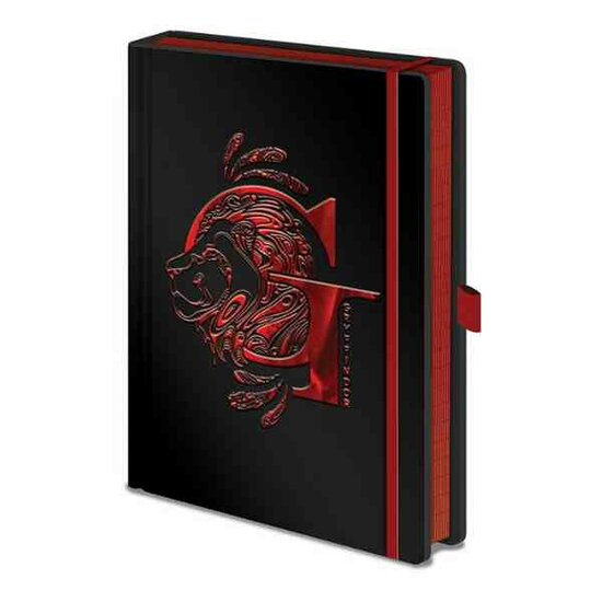 HARRY POTTER - Notebook A5 Premium - Gryffindor Foil