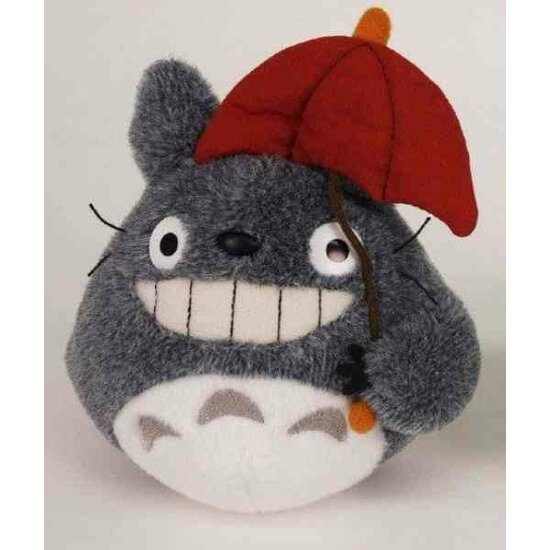MY NEIGHBOR TOTORO - Totoro Red Umbrella - Plush 15cm