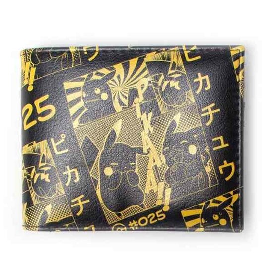 Pok&eacute;mon Pikachu Manga All over Print Bifold Portemonnee