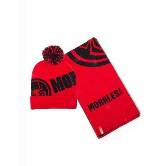 DC COMICS - Spiderman - Beanie &amp; Scarf - Muts - Sjaal