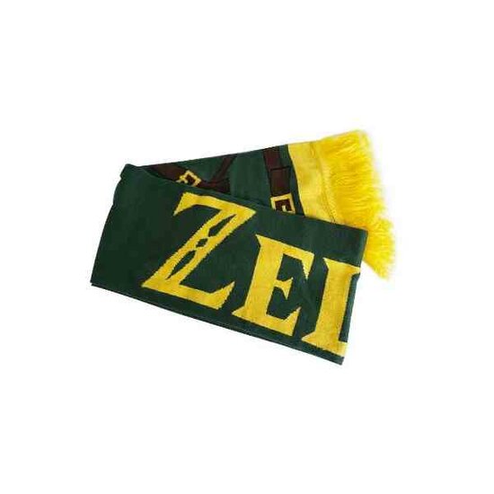ZELDA - Link&#039;s Knitted Scarf - Sjaal  with Printed Starps