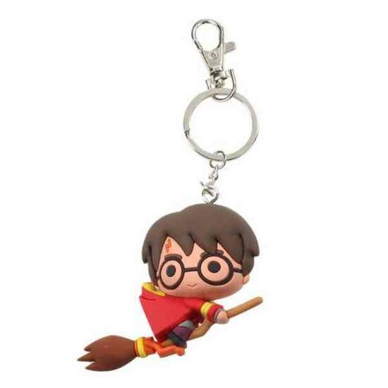 HARRY POTTER - Rubber Figure Keychain - Harry Potter Quidditch - Sleutelhanger