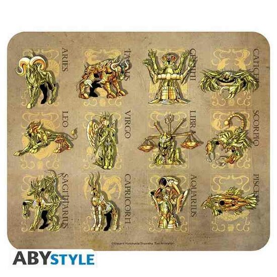 SAINT-SEIYA - Gold Armors - Mouse Pad &#039;23.5x19.5cm&#039;