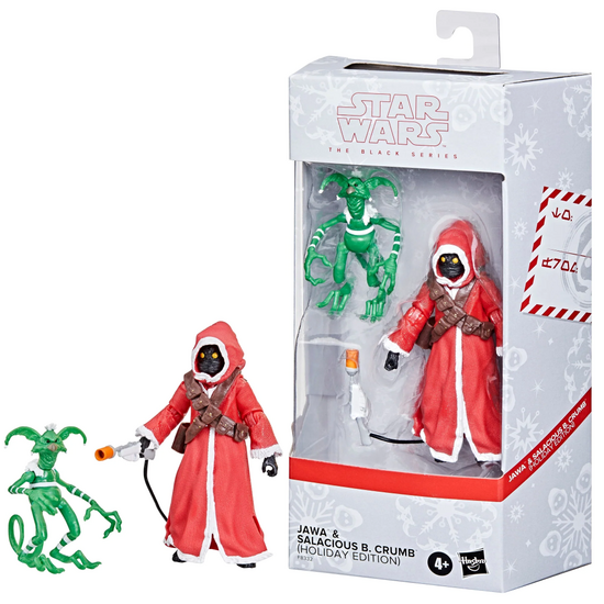 STAR WARS - Jawa &amp; Salacious (Holiday Edition) -Fig. Black Series 15cm