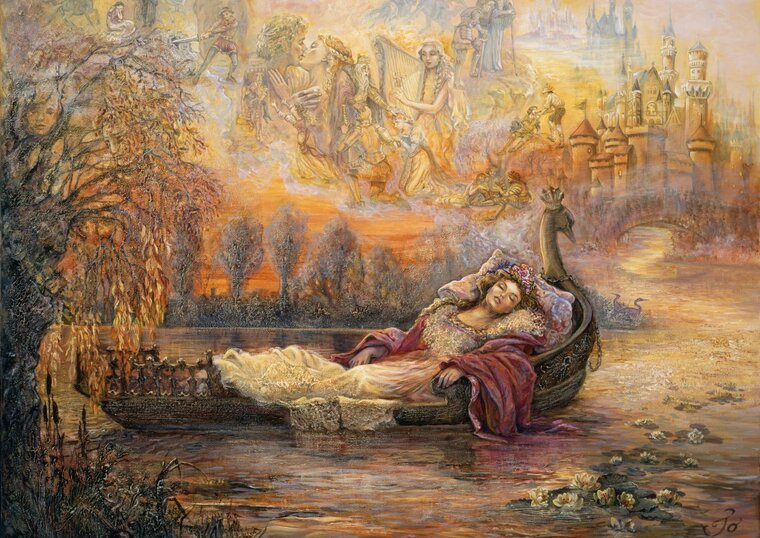 Josephine Wall - Dreams of Camelot -  Puzzel 2000 Stukjes