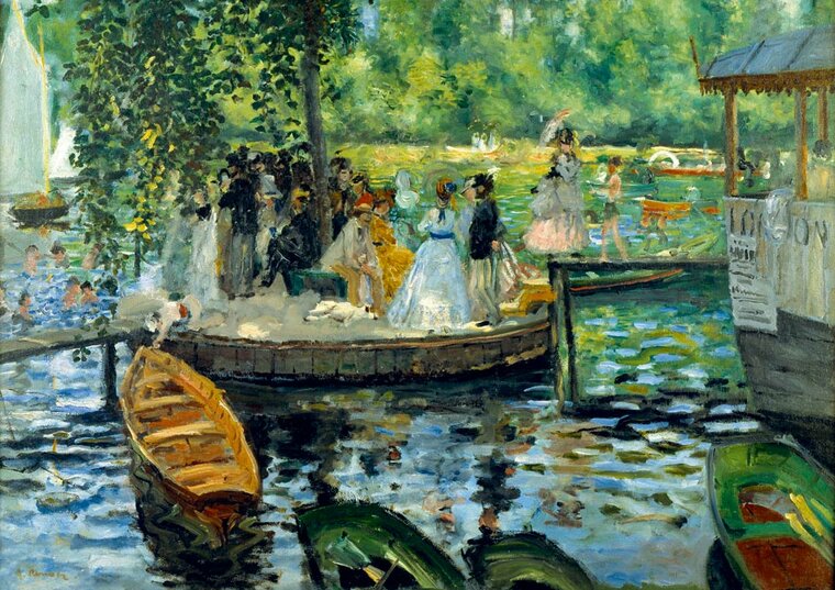 Renoir - La Grenouill&egrave;re, 1869 - - Puzzel 1000 Stukjes