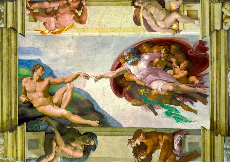 Michelangelo - The Creation of Adam, 1511 - Puzzel 1000 Stukjes