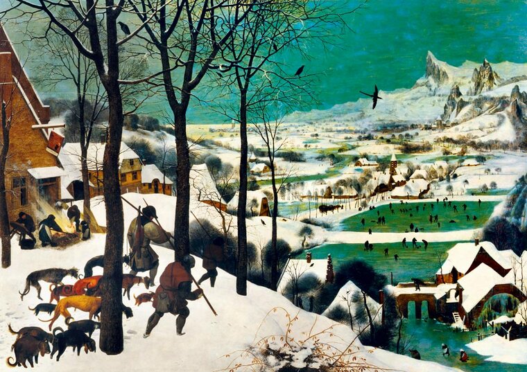 Pieter Bruegel the Elder - Hunters in the Snow (Winter), 1565 - Puzzel 1000 Stukjes