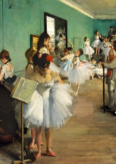 Degas - The Dance Class, 1874 - Puzzel - 1000 Stukjes