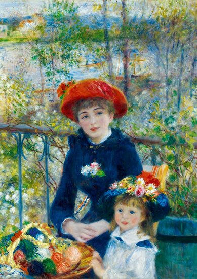 Renoir - Two Sisters (On the Terrace), 1881 - Puzzel - 1000 Stukjes