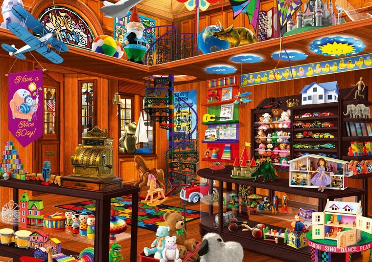 Toy Shoppe Hidden - Puzzel 1000 Stukjes