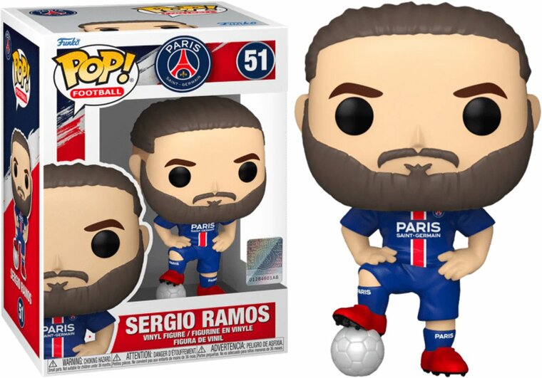 Funko Football - POP N&deg; 51 - PSG - Sergio Ramos