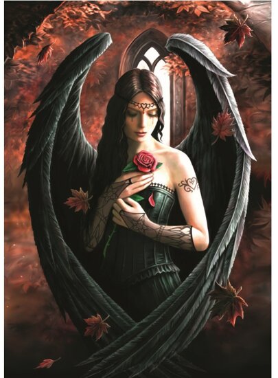 Anne Stokes - Angel Rose Puzzel 1000 Stukjes Bluebird