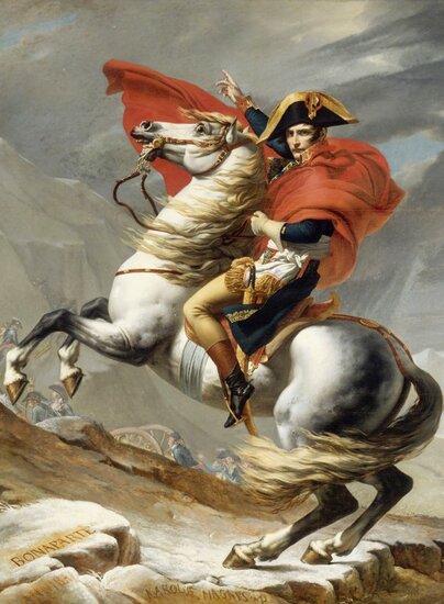 Jacques-Louis David: Napoleon Crossing the Alps - Puzzel - 1000 Stukjes