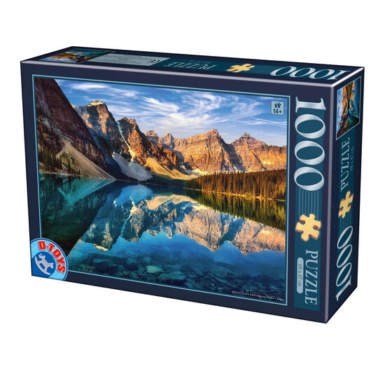 Moraine Lake, Canada - Puzzel 1000 Stukjes