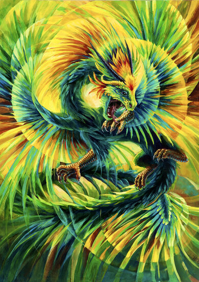 Quetzalcoatl - Puzzel  - 1000  Stukjes  