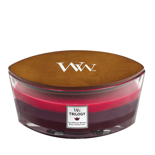 Woodwick Trilogy Sun Ripened Berries Ellipse Candle