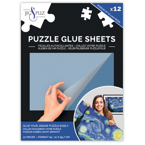 Puzzle Glue Sheets / Lijmbladeren voor 2000 stukjes