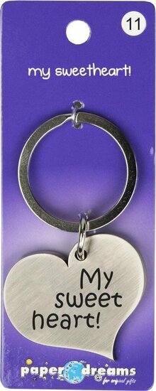 Hart Sleutelhanger - Sweetheart