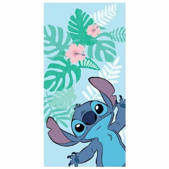 LILO &amp; STITCH - Stitch - Beach Towel / Strandlaken 100% Polyester - 70x140cm