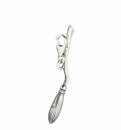 HARRY POTTER - Nimbus 2000 -Silver Charm Clip on for Necklace&amp;Bracelet