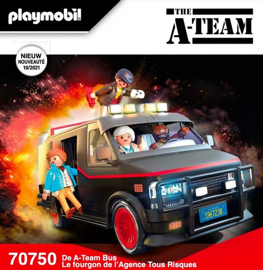 MOVIE CARS - A-Team Bus &#039;PLAYMOBIL&#039;