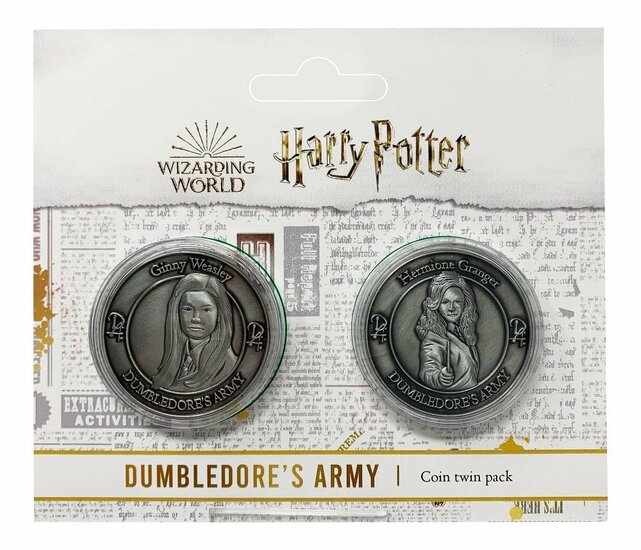 HARRY POTTER - Hermione &amp; Ginny - Set of 2 Coins
