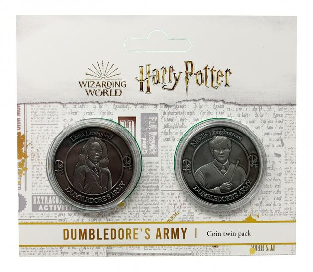 HARRY POTTER - Neville &amp; Luna - Set of 2 Coins