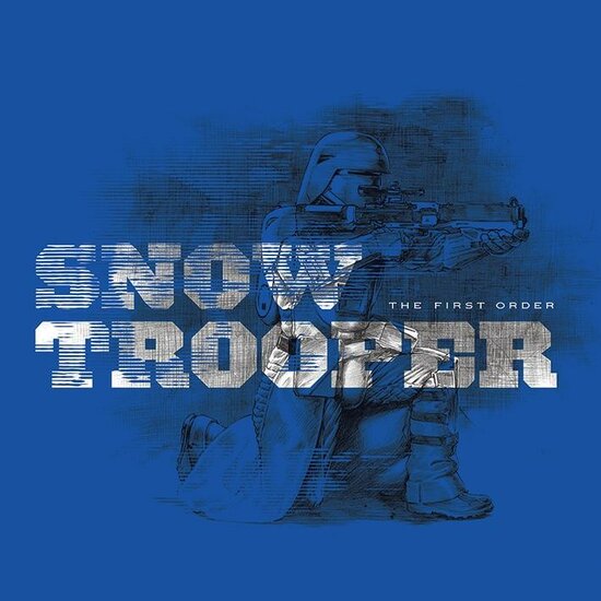 STAR WARS - Canvas 40X40 &#039;18mm&#039; - Episode VII - Snowtrooper Blue