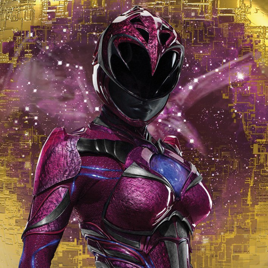 POWER RANGERS MOVIE - Canvas 40X40 &#039;18mm&#039; - Pink Ranger Pose