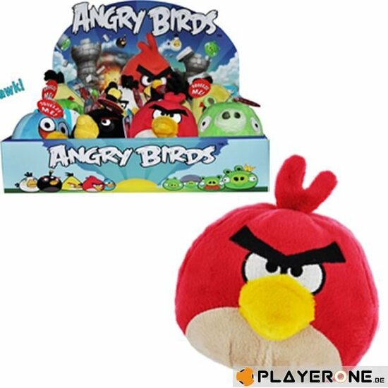 ANGRY BIRDS-  Animated Plushes 10 Cm ( Assortment X 24 )