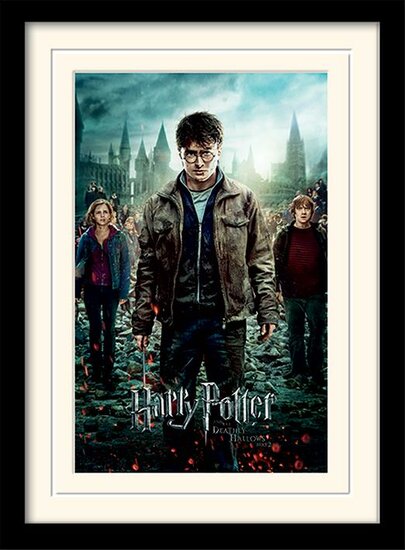 HARRY POTTER - Mounted &amp; Framed 30X40 Print - Deathly Hallows Part 2