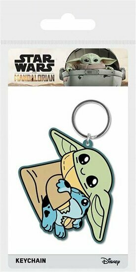 THE MANDALORIAN - Grougu&#039;s Little Friend - Rubber Keychain