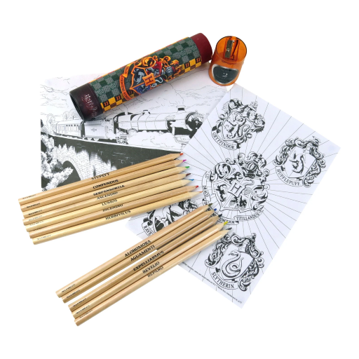 HARRY POTTER - Hogwarts Pencil Tube &#039;2 Poster Inside&#039;