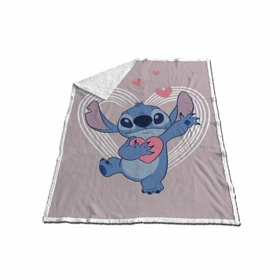 LILO &amp; STITCH - Sherpa Blanket 130x170cm - Stitch