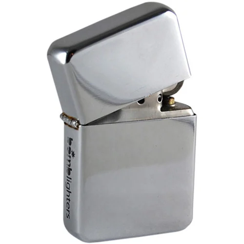 LIGHTER - Highly Polished Chrome &#039;TIN BOX&#039;