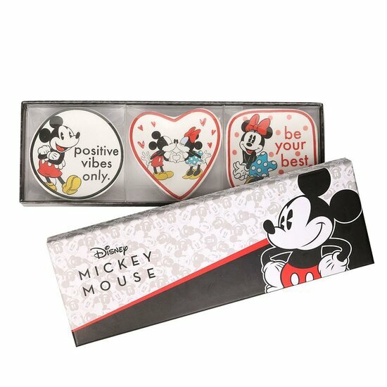 MINNIE &amp; MICKEY - 3 Mini Trinket Tray Set - 20,6x7,2x2,3 cm