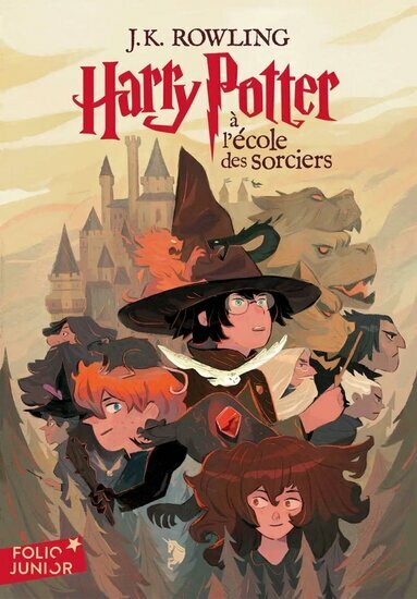 HARRY POTTER A L&#039;ECOLE DES SORCIERS - Folio - Tome 1 - Edition 2023