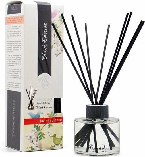 Boles d&#039;olor Black Edition geurstokjes - Jazmin Blanco - Witte Jasmijn