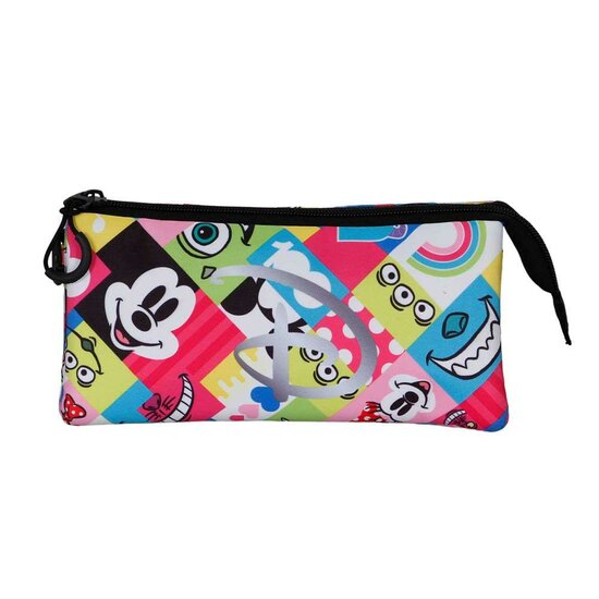 DISNEY 100 Years - Collage - Triple Pencil Case &#039;23x11x7cm&#039;