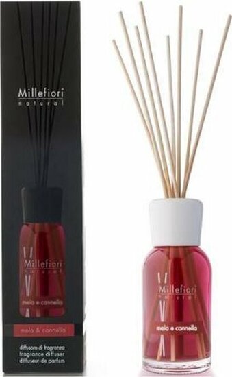 Millefiori Milano Geurstokjes 250 ml - Mela &amp; Cannella